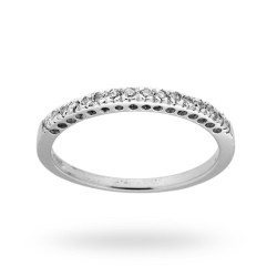 ANELLO VERETTA CON ZIRCONI BIANCHI MM 2 IN ARGENTO 925 RODIATO