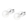 ORECCHINI CON PERLA MM 6 IN ARGENTO 925
