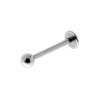 BODY PIERCING LABRET MM 13 CON PALLINA MM 3 IN ACCIAIO CHIRURGICO