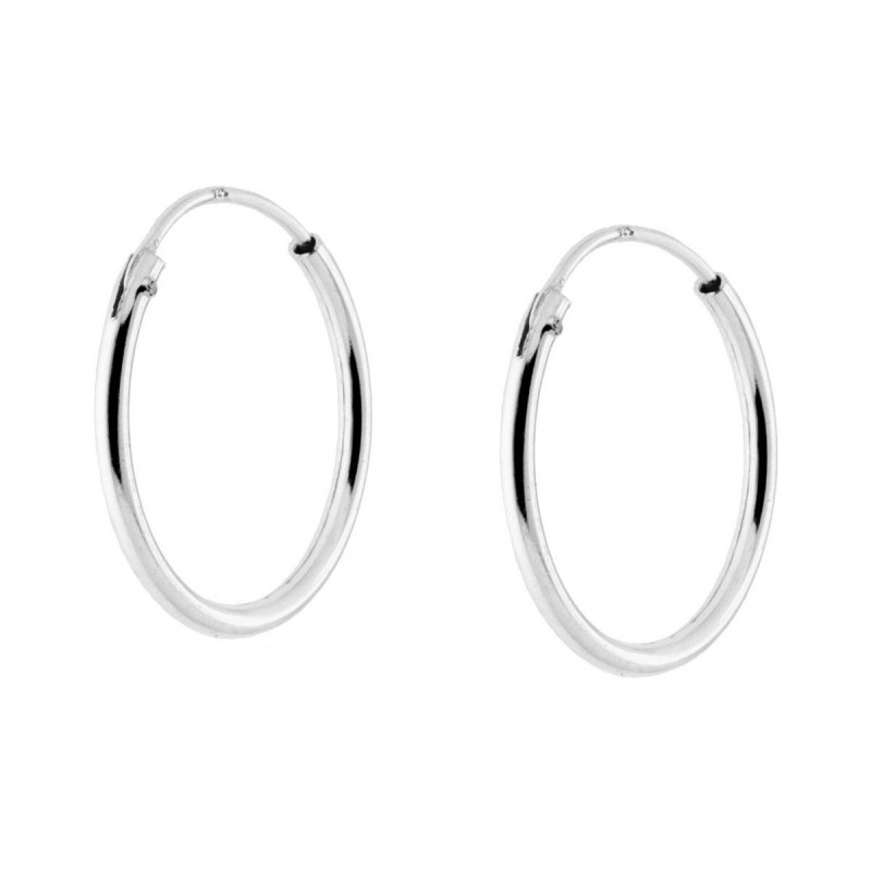 ORECCHINI CERCHIO MM 16 IN ARGENTO 925