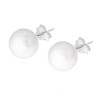 ORECCHINI CON PERLA MM 10 IN ARGENTO 925