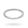 ANELLO ETERNITY CON ZIRCONI BIANCHI IN ARGENTO 925 RODIATO