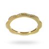 ANELLO ETERNITY VERETTA A FIORE CON ZIRCONI BIANCHI MM 1.8 IN ARGENTO 925 RODIATO COLORE ORO