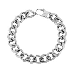BRACCIALE CATENA GRUMETTA MM 12 IN ACCIAIO