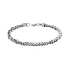 BRACCIALE CATENA GRUMETTA MM 4 IN ACCIAIO