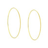 ORECCHINI CERCHIO MM 62 CON CANNA TUBOLARE MM 1.7 IN ARGENTO 925 GALVANICA ORO