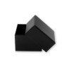 ASTUCCIO MULTIUSO PER GIOIELLI CM 5,5 X 5,5 COLORE NERO CON SHOPPER INCLUSA