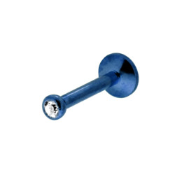 BODY PIERCING TRE COLORI CON CRYSTAL PUNTO LUCE BIANCO IN ACCIAIO