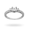 ANELLO TRILOGY CON ZIRCONI QUADRATI BIANCHI MM 2 E 4 IN ARGENTO 925 RODIATO