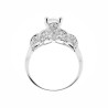 ANELLO SOLITARIO CON CUBIC ZIRCONIA BIANCO IN ARGENTO 925 GALVANICA RODIO