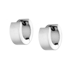 ORECCHINI CERCHIO MM 11 IN ACCIAIO