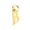 CIONDOLO INIZIALE NOME LETTERA PLAIN IN ARGENTO 925 GALVANICA ORO