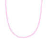 COLLANA CON PERLINE ROSA IN ARGENTO 925 GALVANICA ROSA