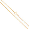 CATENA DISCO DIAMANTATA 025 SEZIONE MM 1.5 LUNGHEZZA CM 60 IN ARGENTO 925 GALVANICA ORO