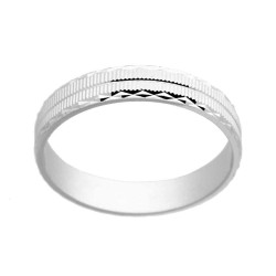 ANELLO FEDINA DIAMANTATA UOMO IN ARGENTO 925 GALVANICA RODIO