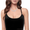 COLLANA CATENA FORZATINA COLOR ACCIAIO IN OTTONE