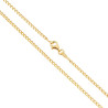 CATENA GRUMETTA DIAMANTATA 060 SEZIONE MM 2.2 LUNGHEZZA CM 50 IN ARGENTO 925 GALVANICA ORO