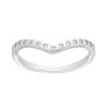 ANELLO VERETTA DIADEMA CON CUBIC ZIRCONIA BIANCHI IN ARGENTO 925 GALVANICA RODIO