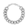 BRACCIALE CATENA GRUMETTA MM 8.5 CM 18+3 IN ACCIAIO