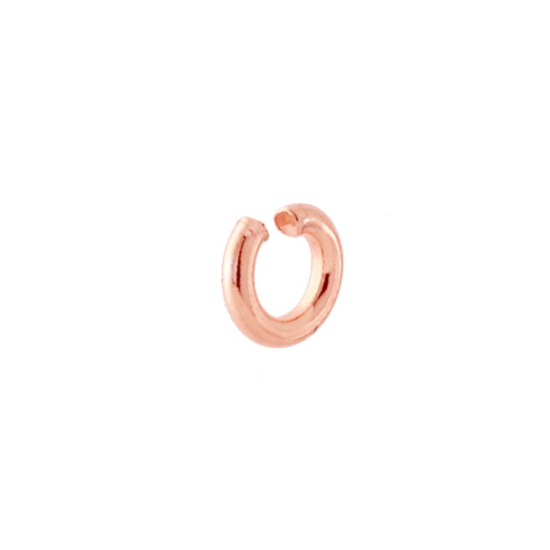 SEMILAVORATO MAGLINA MM 3,6 IN ARGENTO 925 GALVANICA ROSA