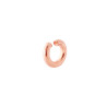 SEMILAVORATO MAGLINA MM 3,6 IN ARGENTO 925 GALVANICA ROSA