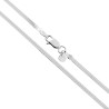 CATENA MAGIK DIAMANTATA 030 SEZIONE MM 2.1 LUNGHEZZA CM 45 IN ARGENTO 925 GALVANICA RODIO