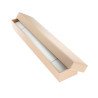 ASTUCCIO PER BRACCIALE CM 22.5 X 4.5 H 3 COLORE CREMA CON SHOPPER INCLUSA BRAND EFFETTI