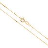 CATENA VENEZIANA DIAMANTATA 012 SEZIONE MM 0.7 LUNGHEZZA CM 45 IN ARGENTO 925 GALVANICA ORO