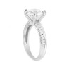 ANELLO SOLITARIO CON CUBIC ZIRCONIA BIANCO IN ARGENTO 925 GALVANICA RODIO