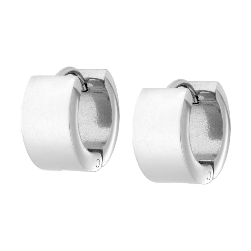 ORECCHINI CERCHIO IN ACCIAIO