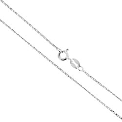 CATENA GRUMETTA 030 SEZIONE MM 1 LUNGHEZZA CM 45 IN ARGENTO 925 GALVANICA RODIO