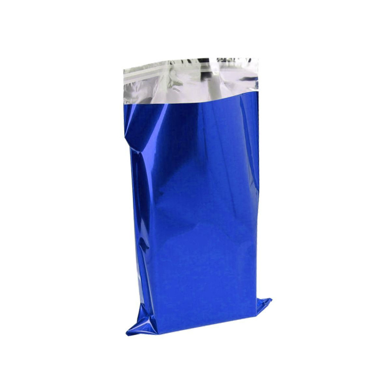 BUSTINA METALLIZZATA BLU CM 9 X 15 PER CONFEZIONE REGALO