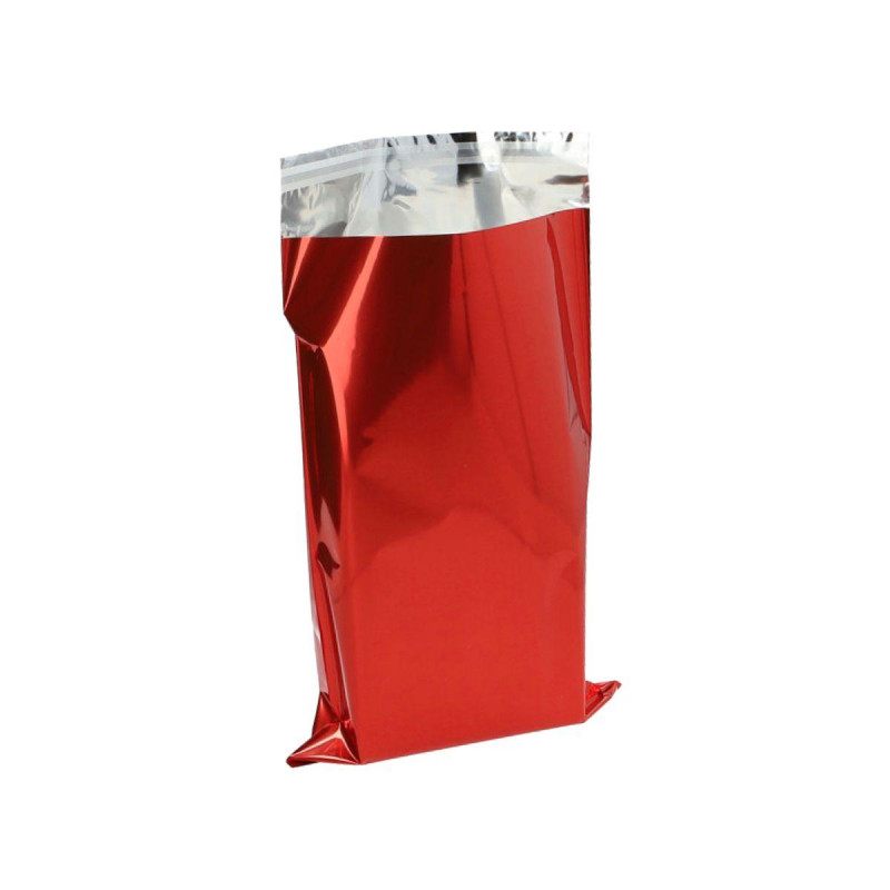 BUSTINA METALLIZZATA ROSSO CM 9 X 15 PER CONFEZIONE REGALO