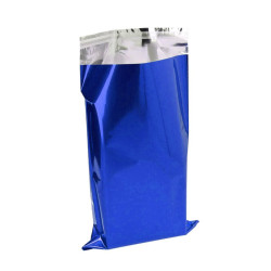 BUSTINA METALLIZZATA BLU CM 12 X 19 PER CONFEZIONE REGALO