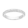 ANELLO FEDE ETERNITY CON CUBIC ZIRCONIA BIANCHI IN ARGENTO 925 GALVANICA RODIO