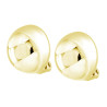 ORECCHINI CLIP SEMISFERA 19 MM IN ARGENTO 925 GALVANICA ORO