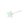 PIERCING NASO CHIODINO STELLA MM 3,3 CON CUBIC ZIRCONIA AURORA BOREALE IN ARGENTO 925