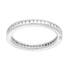 ANELLO ETERNITY VERETTA A GIRO CON CUBIC ZIRCONIA BIANCHI IN ARGENTO 925 GALVANICA RODIO