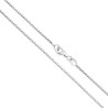 CATENA VENEZIANA DIAMANTATA 026 SEZIONE MM 1.3 LUNGHEZZA CM 60 IN ARGENTO 925 GALVANICA RODIO