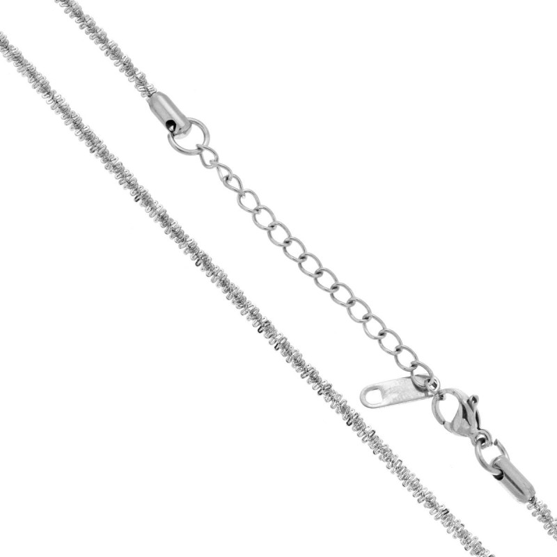 CATENA DISCO SEZIONE MM 2.5 LUNGHEZZA CM 40+5 IN ACCIAIO