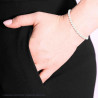 BRACCIALE ELASTICO CON PERLE MM 4