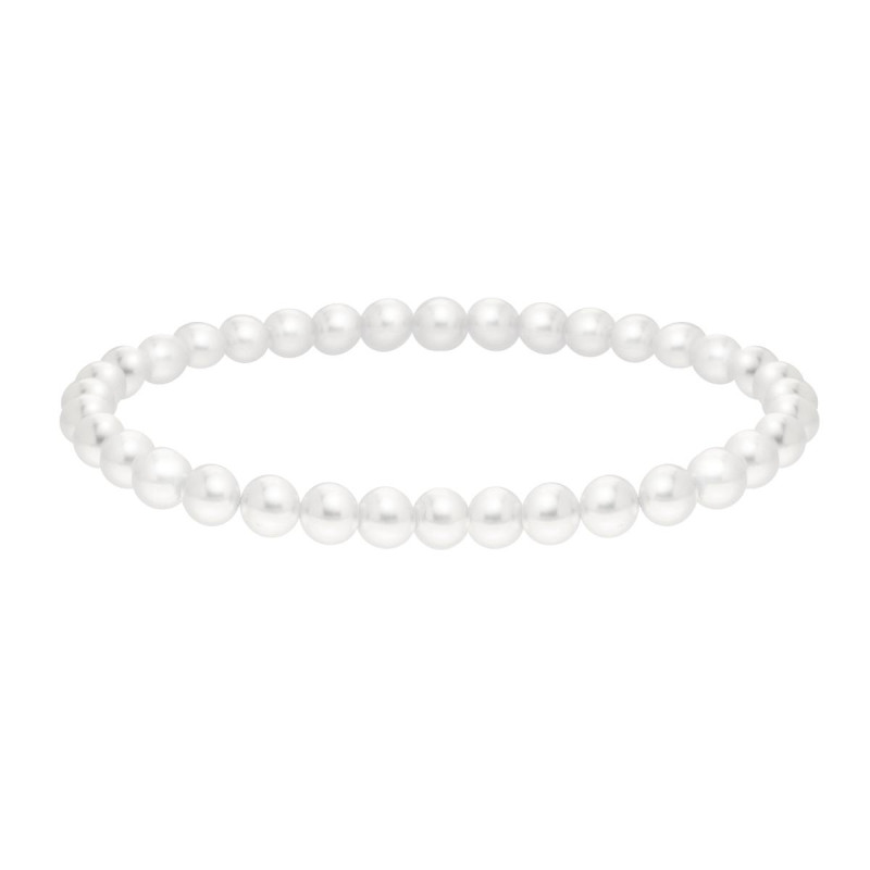 BRACCIALE ELASTICO CON PERLE MM 6