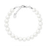 BRACCIALE FILO PERLE MM 8 IN ACCIAIO