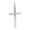 CIONDOLO CROCE IN ARGENTO 925 GALVANICA RODIO