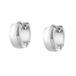 ORECCHINI CERCHIO MM 10 IN ACCIAIO