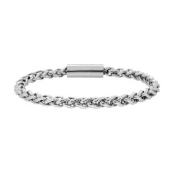BRACCIALE UOMO CATENA SPIGA IN ACCIAIO