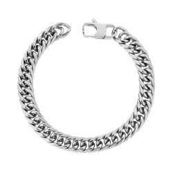 BRACCIALE UOMO CATENA GRUMETTA MM 9 IN ACCIAIO