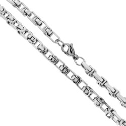 CATENA IMPERNIATA SEZIONE MM 4.8 LUNGHEZZA CM 60 IN ACCIAIO