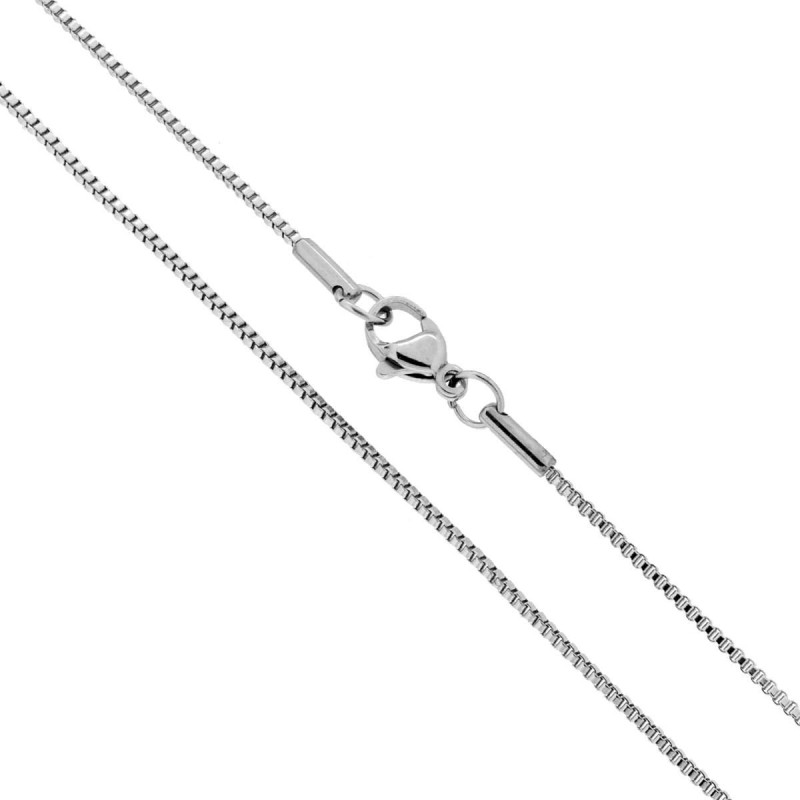 CATENA VENEZIANA SEZIONE MM 1.2 LUNGHEZZA CM 60 IN ACCIAIO