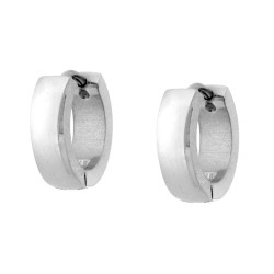 ORECCHINI CERCHIO MM 13 IN ACCIAIO